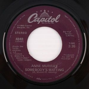 Anne Murray Lucky / Somebody's Waiting 1980 45 rpm 7" Single Record Capitol 4848